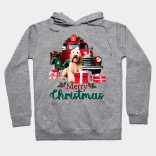 Goldendoodle Merry Christmas Truck Hoodie